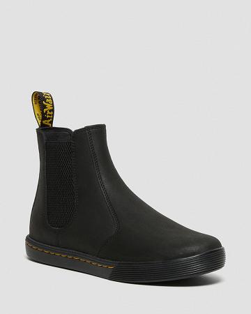 Dr Martens Makela Læder Casual Ankelstøvler Dame Sort | DK 63WNB